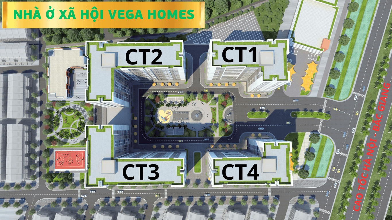 phối cảnh nhà ở xã hội quang châu - vega homes