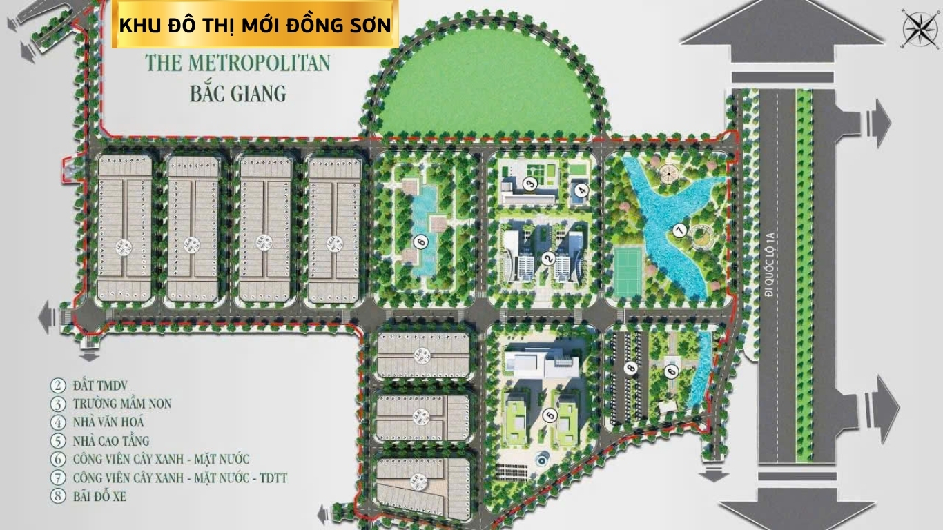 KHU ĐÔ THỊ MỚI ĐỒNG SƠN - THE METROPOLITAN BẮC GIANG