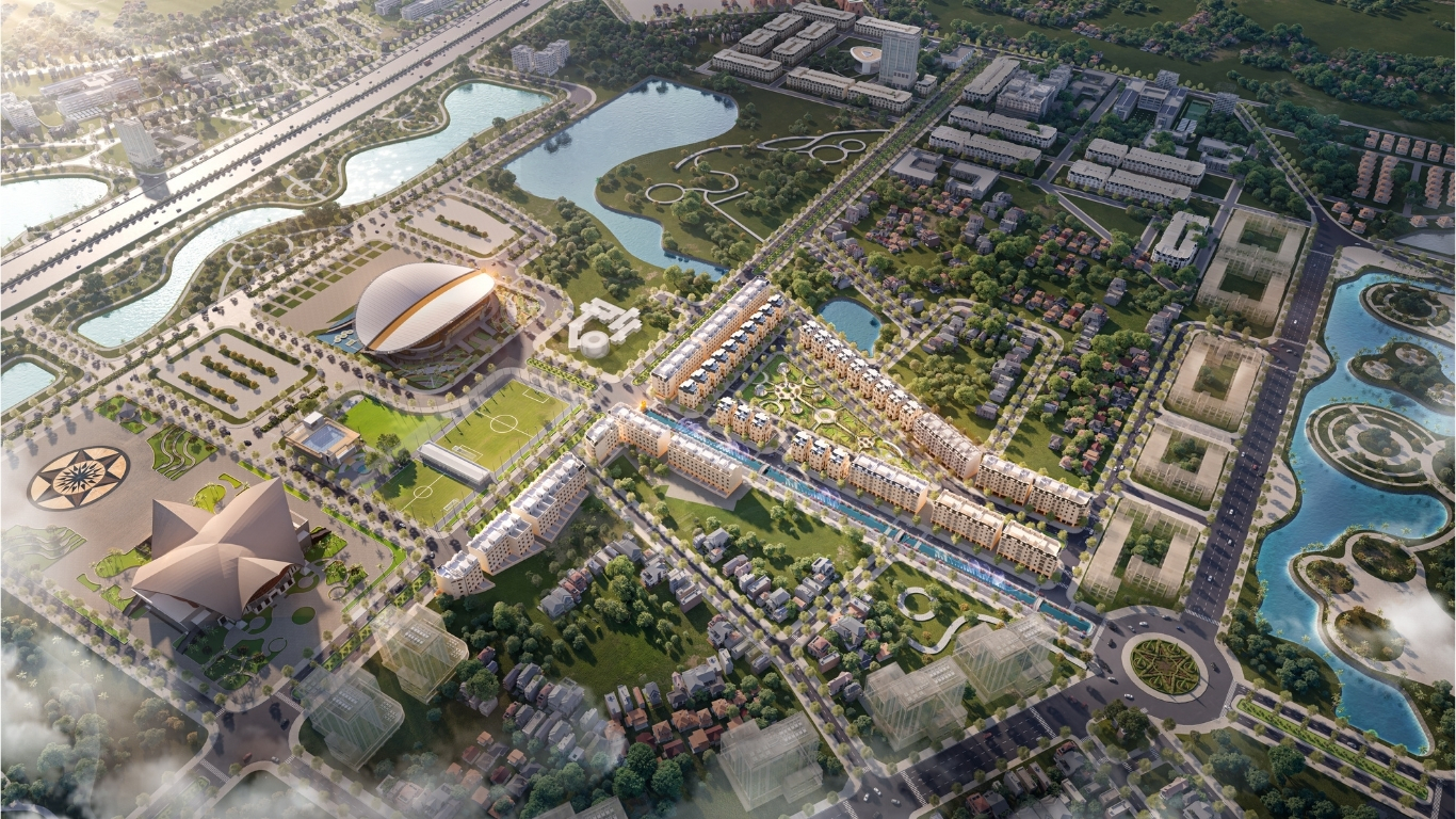 phối cảnh the crown eden 1