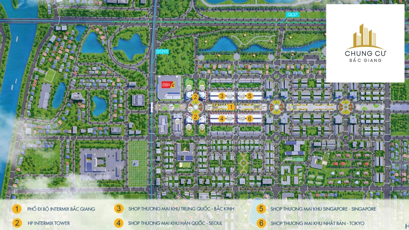 phối cảnh chung cư hp intermix tower