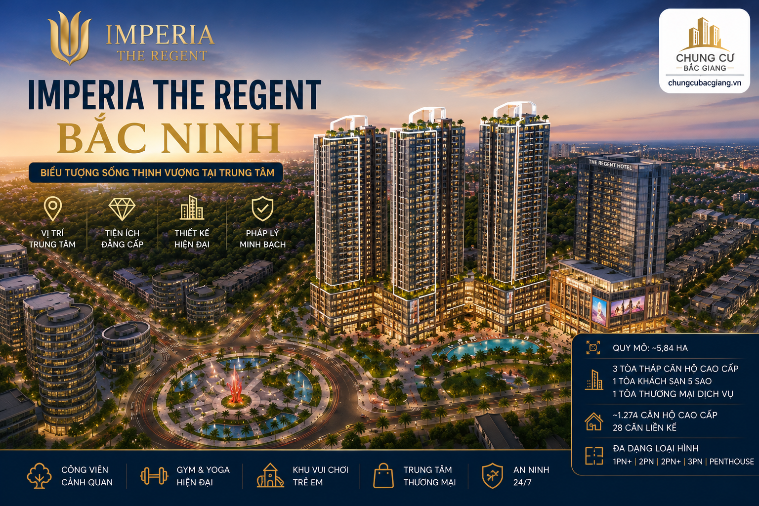 tổng quan imperia the regent bắc giang