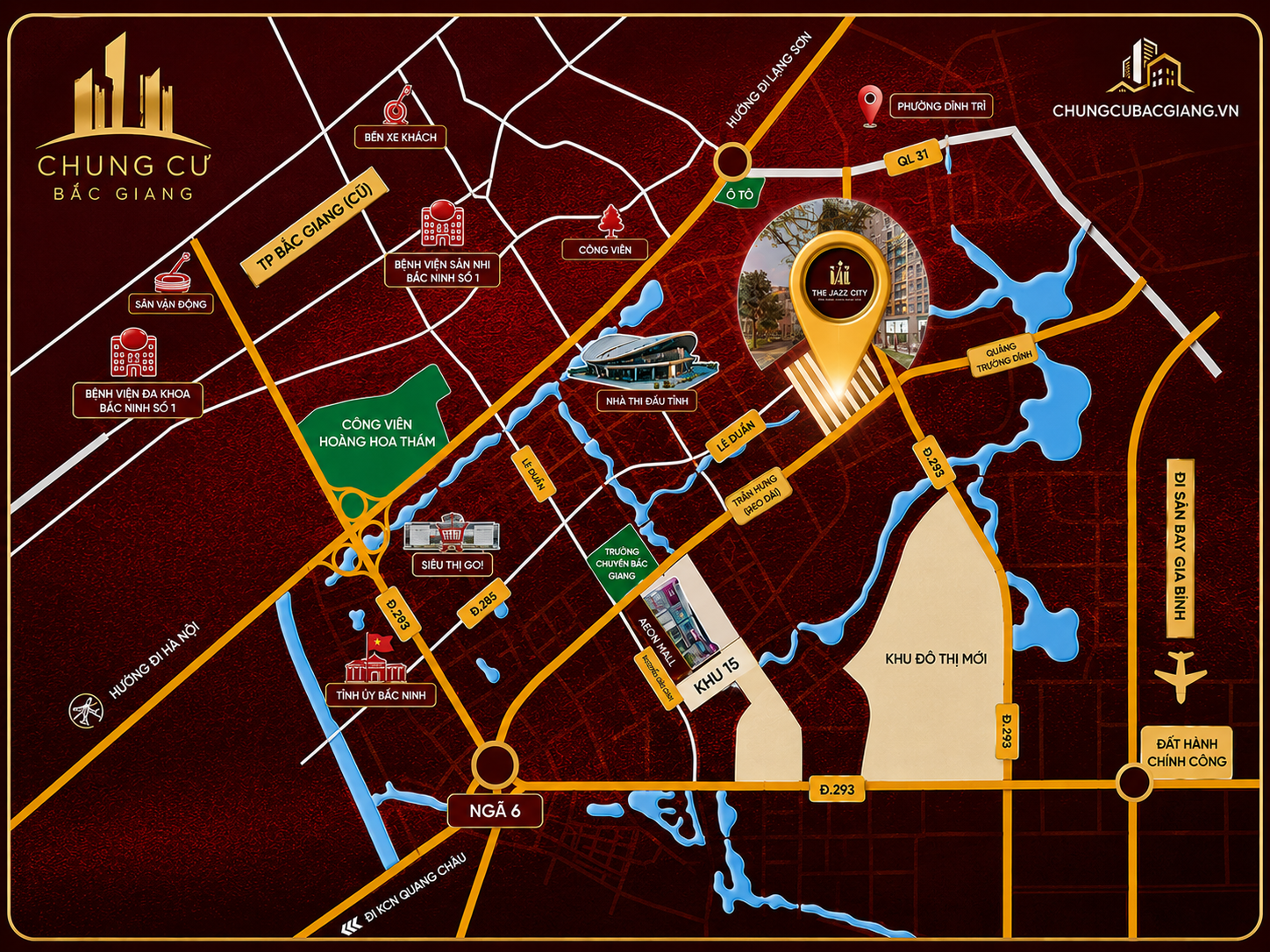 vị trí dự án the jazz city