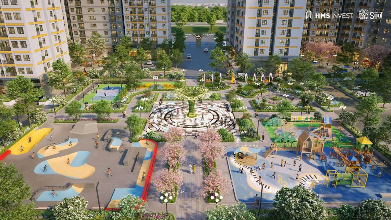 tiện ích ngoại khu dự án nhà ở xã hội soul center